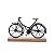 ESCULTURA DECORATIVA BICICLETA MADEIRA NAT 5X26X16CM - Imagem 1