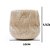 CACHEPOT DECORATIVO EM CERAMICA CIRCULAR BEGE 9,5CM - Imagem 3