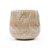 CACHEPOT DECORATIVO EM CERAMICA CIRCULAR BEGE 9,5CM - Imagem 1
