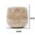 CACHEPOT DECORATIVO EM CERAMICA CIRCULAR BEGE 12CM - Imagem 3