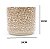 CACHEPOT DECORATIVO EM CERAMICA CIRCULAR BEGE FLORIDO 9,5CM - Imagem 3
