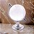 GLOBO TERRESTRE DECORATIVO CRISTAL INCOLOR 6X7X9,5CM - Imagem 2