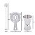 KIT COM 03 PEÇAS PARA DRINK EM ACO INOX PRATA - Imagem 2