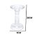 CASTICAL DECORATIVO EM VIDRO TRANSPARENTE 20CM - Imagem 3