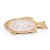 CENTRO DE MESA DECORATIVO EM RESINA PEIXE 36CM - Imagem 1