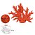 ESCULTURA CORAL DECOR POLIRESINA VERMELHO 27cm (FLORARTE) - Imagem 3