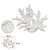 ESCULTURA CORAL DECOR POLIRESINA BRANCO 27cm (FLORARTE) - Imagem 3