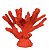 ESCULTURA CORAL DECOR POLIRESINA VERMELHO 30cm (FLORARTE) - Imagem 1