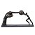 ESCULTURA DECOR POLIRESINA HOMEM PTO 19X39,8X9,6cm FLORARTE - Imagem 1