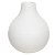 VASO DECORATIVO EM CERAMICA BRANCO  9X7,5X7,5cm FLORARTE - Imagem 1