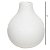 VASO DECORATIVO EM CERAMICA BRANCO  9X7,5X7,5cm FLORARTE - Imagem 3