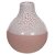 VASO DECORATIVO CERAMICA TERRACOTA 9X7,5X7,5cm FLORARTE - Imagem 1