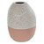 VASO DECORATIVO CERAMICA TERRACOTA 11X8X7cm FLORARTE - Imagem 1
