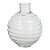 VASO DECORATIVO VIDRO TRANSPARENTE 24,5CMX21CM FLORARTE - Imagem 1