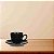 XICARA CAFE C/PIRES CERAMICA 100ml 6,4X12cm PRETO FLORARTE - Imagem 2