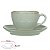 XICARA CHA C/PIRES CERAMICA 220ML 7,3X15CM SOHO VERDE MENTA - Imagem 3