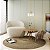 TAPETE LOTUS BEGE 2,50X2,50 REDONDO VIA STAR - Imagem 2