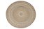 TAPETE LOTUS BEGE 2,50X2,50 REDONDO VIA STAR - Imagem 1