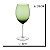 JG 2PÇ TAÇAS AGUA HOME&CO OPUS VIDRO VERDE - 590ml - Imagem 5