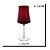 JG 2PÇ TAÇAS AGUA LATOUR VIDRO VERMELHO 560ml - Imagem 5