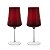 JG 2PÇ TAÇAS AGUA LATOUR VIDRO VERMELHO 560ml - Imagem 1