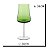 JG 2PÇ TAÇAS AGUA LATOUR VIDRO VERDE 560ml - Imagem 5