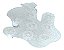 LUVA MASSAGEADORA CORPORAL ESFERAS TRANSPARENTE R23T - Imagem 3