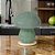 ESCULTURA DECORATIVA COGUMELO EM VIDRO VERDE 13.8CM - Imagem 2