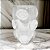 VASO MURANO C\ DETALHE EM FLORES TRANSPARENTE MURANO 28.5CM - Imagem 2