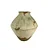 VASO DECORATIVO EM CERAMICA BEGE E MARROM - 25,5cm - Imagem 1