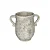 VASO DECORATIVO EM CERAMICA BRANCO RUSTICO - 26,5cm - Imagem 1