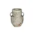 VASO DECORATIVO EM CERAMICA BRANCO RUSTICO - 23cm - Imagem 1