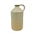 VASO DECORATIVO CERAMICA VERDE E BEGE 25,7CM - Imagem 1
