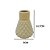 VASO DECORATIVO CERAMICA VERDE E BEGE 14,7CM - Imagem 3