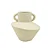 VASO DECORATIVO CERAMICA VERDE COM ALÇA - 18CM - Imagem 1