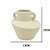 VASO DECORATIVO CERAMICA VERDE COM ALÇA - 12CM - Imagem 3