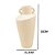 VASO DECORATIVO CERAMICA BEGE 32CM - Imagem 3