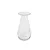 VASO DECORATIVO EM VIDRO TRANSPARENTE 31CM - Imagem 1