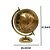 GLOBO TERRESTRE DECORATIVO METAL E MADEIRA MARROM E BEGE - Imagem 3