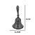 ESCULTURA DECORATIVA SINO EM FERRO PRETO 21CM - Imagem 3