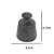 PECA DECORATIVA ABAFADOR EM FERRO PRETO 11,7CM - Imagem 2