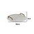 BANDEJA EM MARMORE E METAL BRANCO E DOURADO 30CM - Imagem 2
