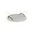 BANDEJA EM MARMORE E METAL BRANCO E DOURADO 30CM - Imagem 1