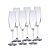 CJ 06 TACAS CHAMPANHE BOHEMIA GASTRO CRISTAL TITANIO 220ML - Imagem 1