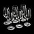 JOGO DE 6 TACAS PARA DEGUSTACAO BOHEMIA GASTRO CRISTAL 210ml - Imagem 3