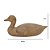 ESCULTURA PATO DECORATIVO EM RESINA MARROM - 10,5x20cm - Imagem 3