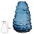 VASO DECORATIVO EM VIDRO AZUL 30X19,5X19,5CM FLORARTE - Imagem 3