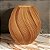 VASO DECOR VIDRO LARANJA 21,2CMX18CM FLORARTE - Imagem 2