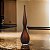 VASO DECOR VIDRO MARROM FOSCO 45CMX11CM FLORARTE - Imagem 3