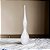 VASO DECOR VIDRO TRANSPARENTE FOSCO 64CMX14CM FLORARTE - Imagem 2